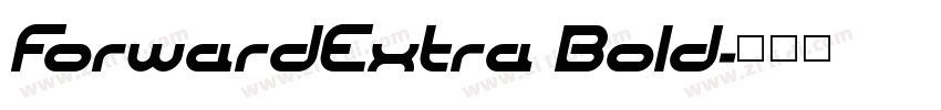 ForwardExtra Bold字体转换